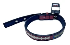 Gamewear Michigan Wolverines Classic Leather Football Collar Large