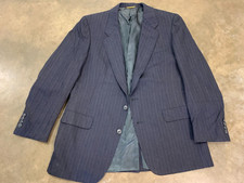 Christian Dior Grand Luxe Made Union USA Suit Jacket Sports Coat Pin Stripes