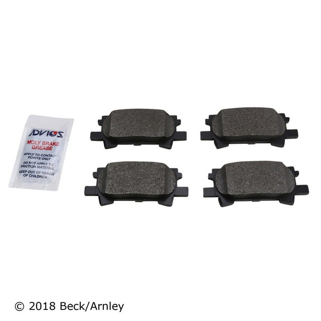 Beck Arnley 089-1741 Premium Brand Brake Pads