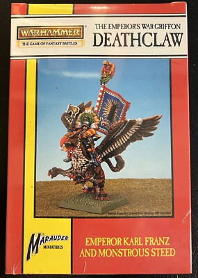 Warhammer Empire Deathclaw Emperor Karl Franz & Monstrous Steed