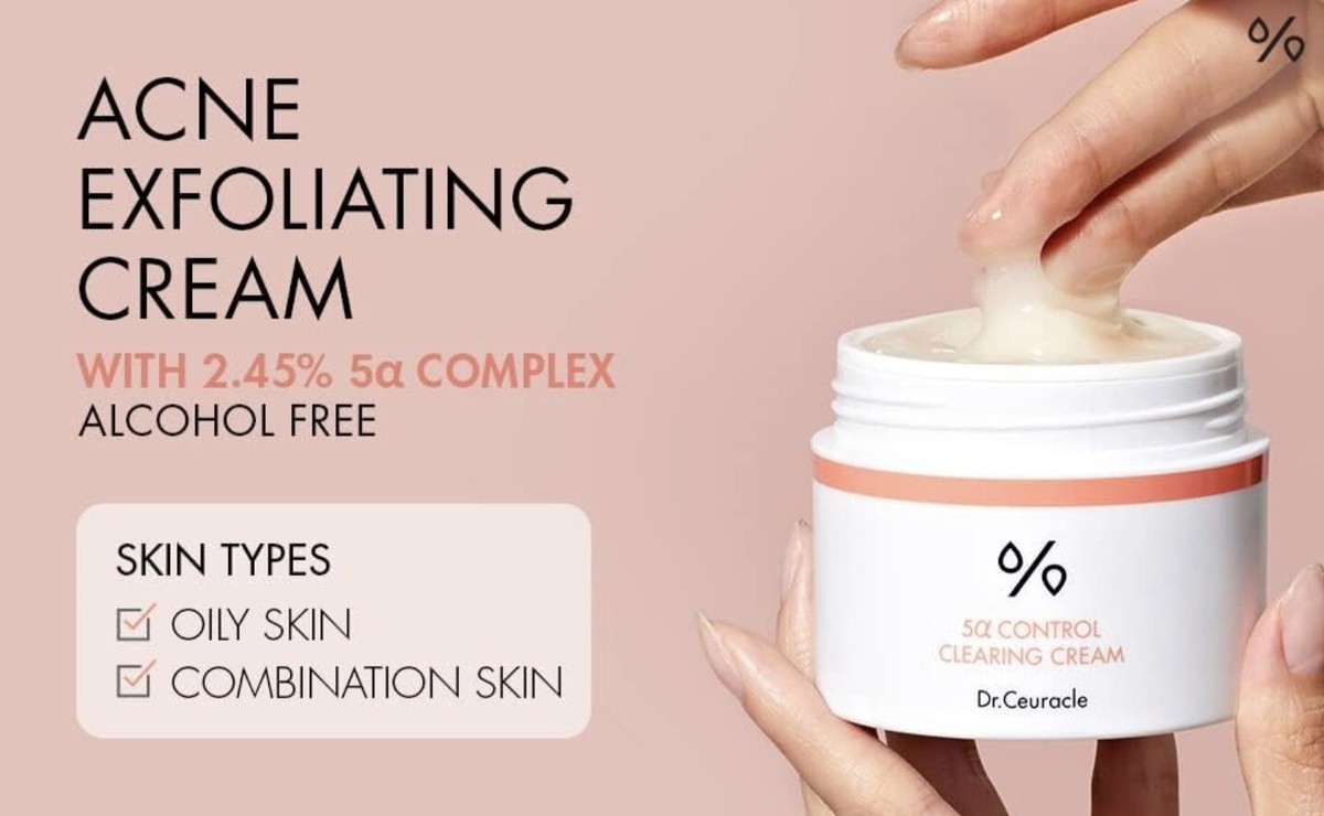 Crème Hydratante Dr.Ceuracle 5a Control Clearing Cream 50g - Pour Tous Types De Peau - Corée