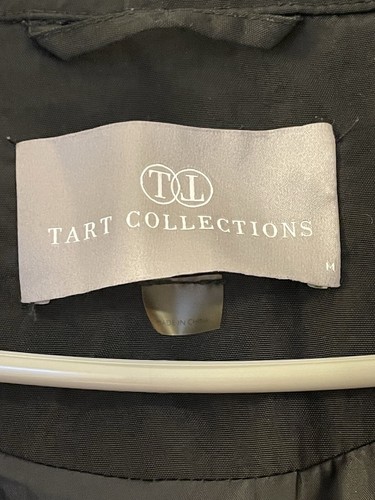 Lightweight Rain Jacket / Trench Coat Tart Collections Women's Size M Black - Picture 2 of 19