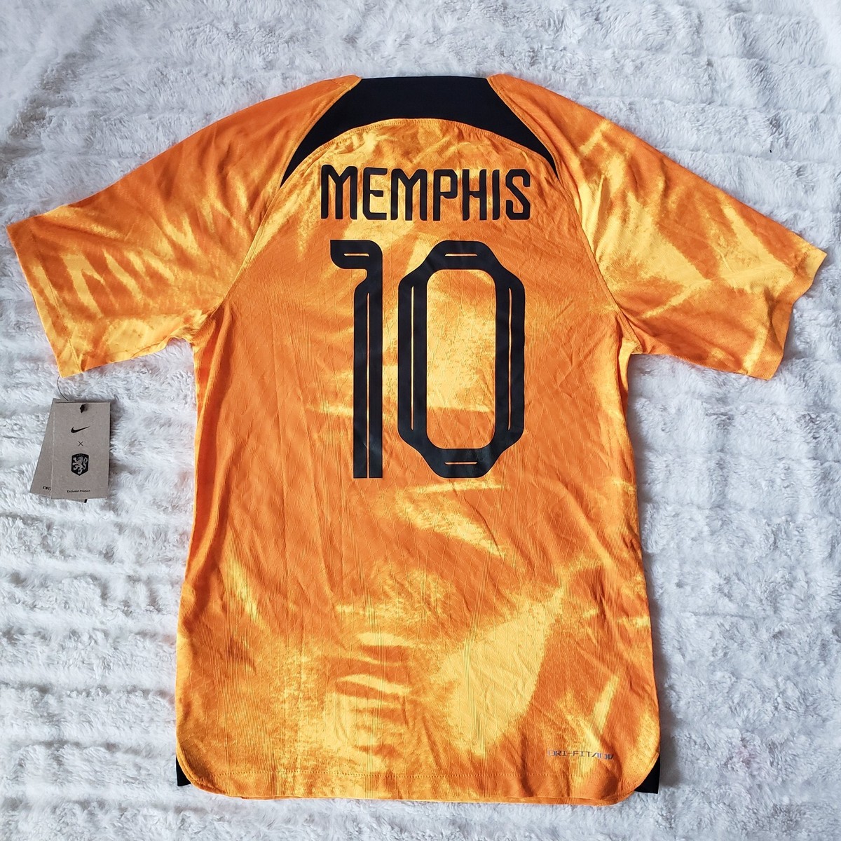 Nike Netherlands Memphis Depay Match Authentic Home Jersey 22/23