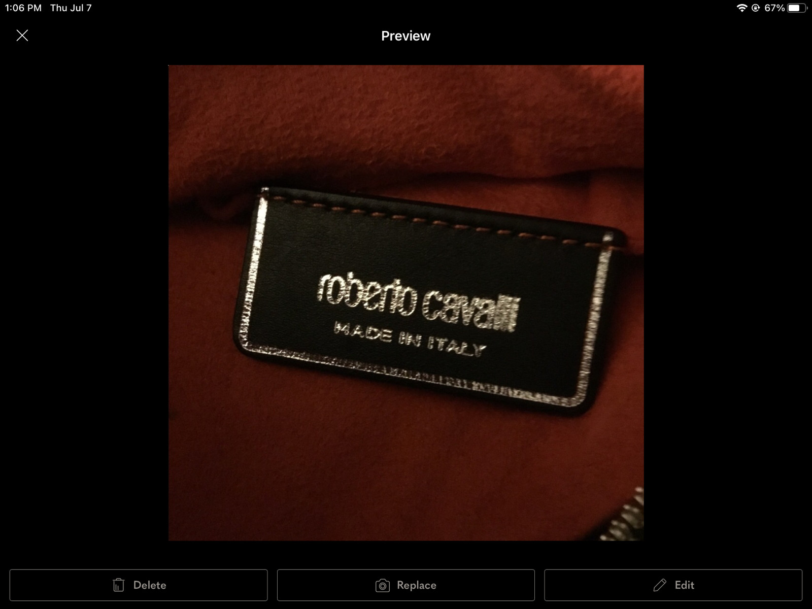 ROBERTO CAVALLI LIMITED PYTHON CLUTCH - image 9