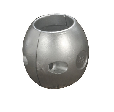 Zinc split ball anode for 40mm propeller shaft. Seawater use. For Yachts & boats