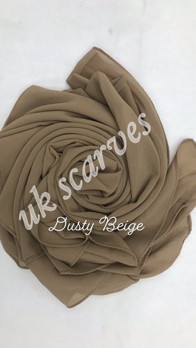 Chiffon Scarf Hijab BUY 5 GET 1 FREE Premium Quality Elegant Sarong Shawl Wraps - Picture 27 of 123