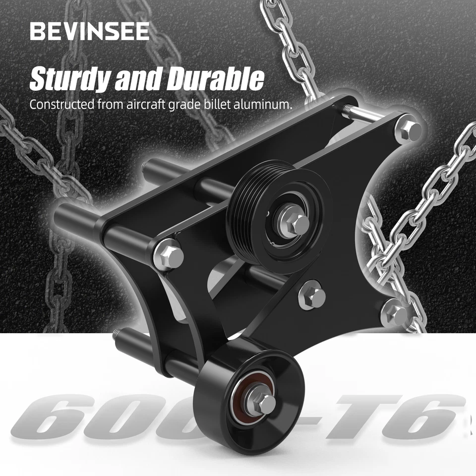 Aluminum Alternator Only Bracket For LS Swap For GMC Yukon For Hummer H2 H3 - Image 3 of 4