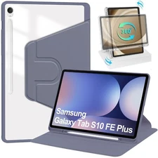 Rotating Case for Samsung Galaxy Tab S10 FE+ Plus 13 inch Protective Stand Cover