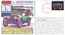 COVERSCAPE computer designed 100th anniversary of the Lincoln Highway cover