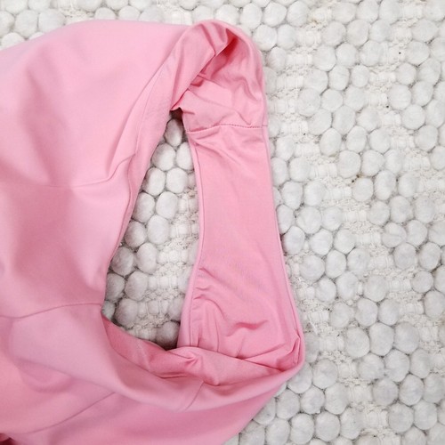 Traje de baño bandeau roseta rosa talla pequeña ONIA‎ Adrienne adornado con botones - Imagen 9 de 9