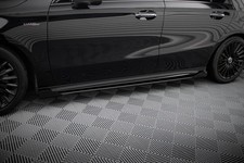 Seitenschweller Ansatz (Paar) + Flaps passend für Mercedes-AMG A35 W177 FL schwa Seitenschweller Ansatz (Paar) + Flaps passend für Mercedes-AMG A35 W177 FL schwa