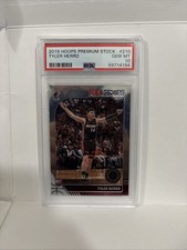 Panini 2019-20 NBA Hoops Premium Stock Tyler Herro #210 Rookie PSA 9 Miami Heat