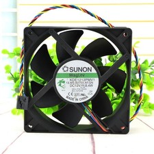 SUNON KDE1212PMV1 12038 DC12V 8.4W 4-wire PWM chassis cooling fan XR
