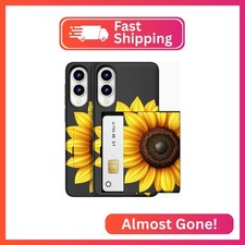 MUQR Compatible for Samsung Galaxy S25 Edge Case with Card Holder Cute - Kawaii