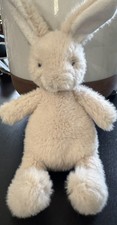 Jellycat Grey/Oatmeal Bunny White Tail Plush - UNSURE OF EXACT COLOR NAME 8