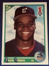 1990 Score - 1st Round Pick Frank Thomas #663 (RC)