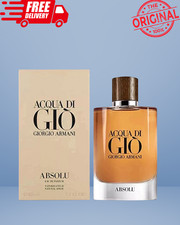 Acqua Di Gio Absolu by Giorgio Armani 4.2 oz / 125ml EDP Cologne Men Authentic