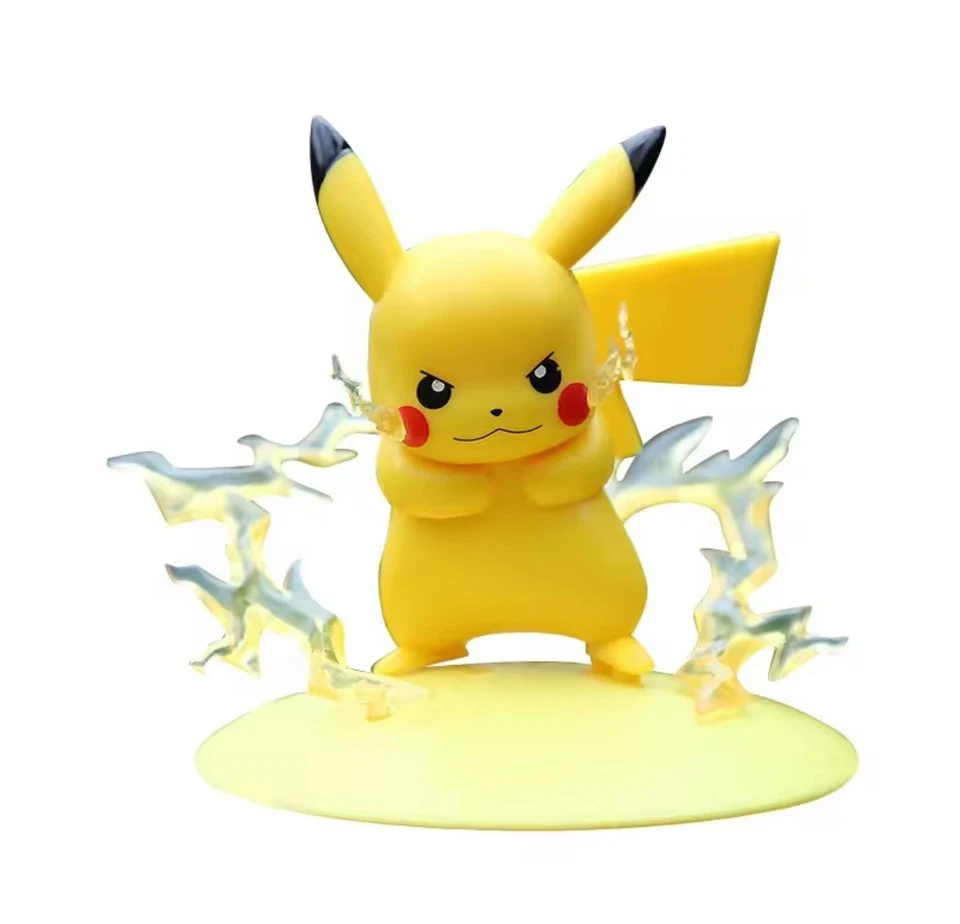 Pikachu Action Figure 8 cm – Pokémon – Mini Figure Anime - Immagine 2 di 4