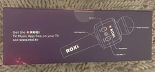 Roxy Karaoke Microphone Links To Free App On Your TV USB BNWB RRP29.99