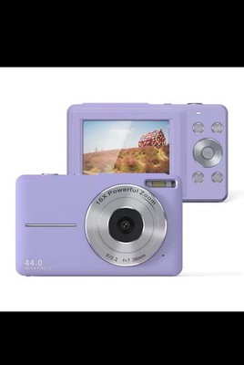 Digital Camera 1080P 44MP HD Compact Camera with 2.4 ''LCD 16X Digital Zoom Cam
