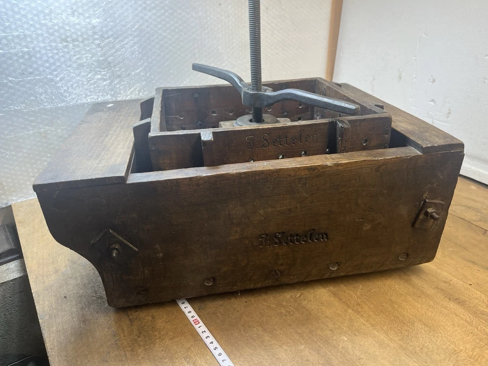 Pressoir Raisin’Alsacien Début 19eme Outils Anciens Arts Populaire - Photo 4/4