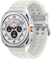 Samsung - Galaxy Watch Ultra Titanium Smartwatch 47mm LTE - Titanium White - ...