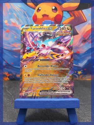 Pokémon Karte I Furienblitz ex SVP 145 I SV Black Star Promos I Deutsch I NM-EXC