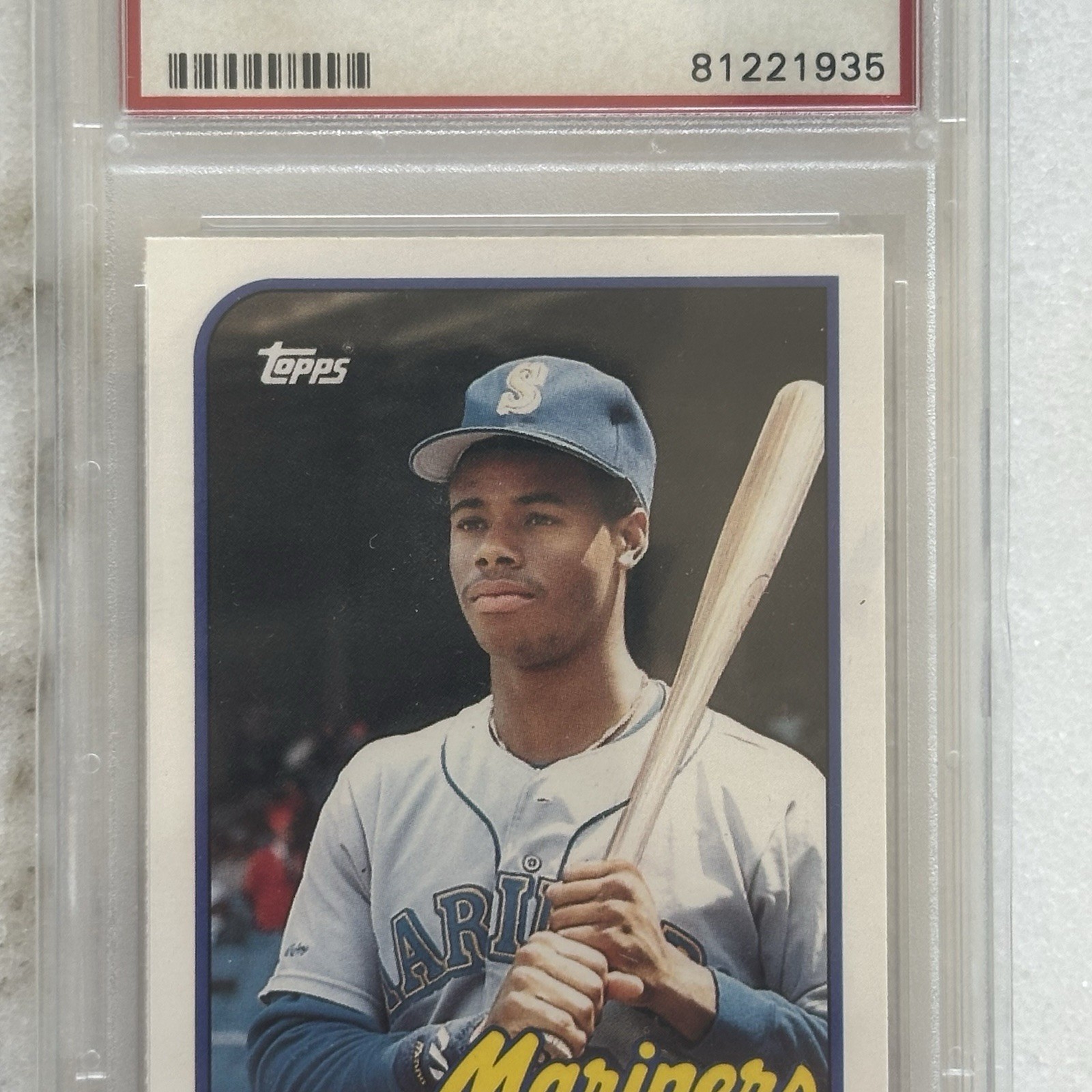 1989 Topps Traded Ken Griffey Jr PSA 10 GEM MT MINT #41T Rookie Card view 3