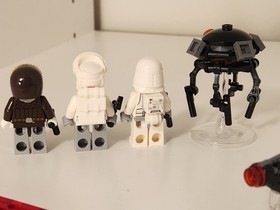 Lego Star Wars 75138 Hoth Attack Minifigures Only- Han Solo, Rebel Trooper -Read