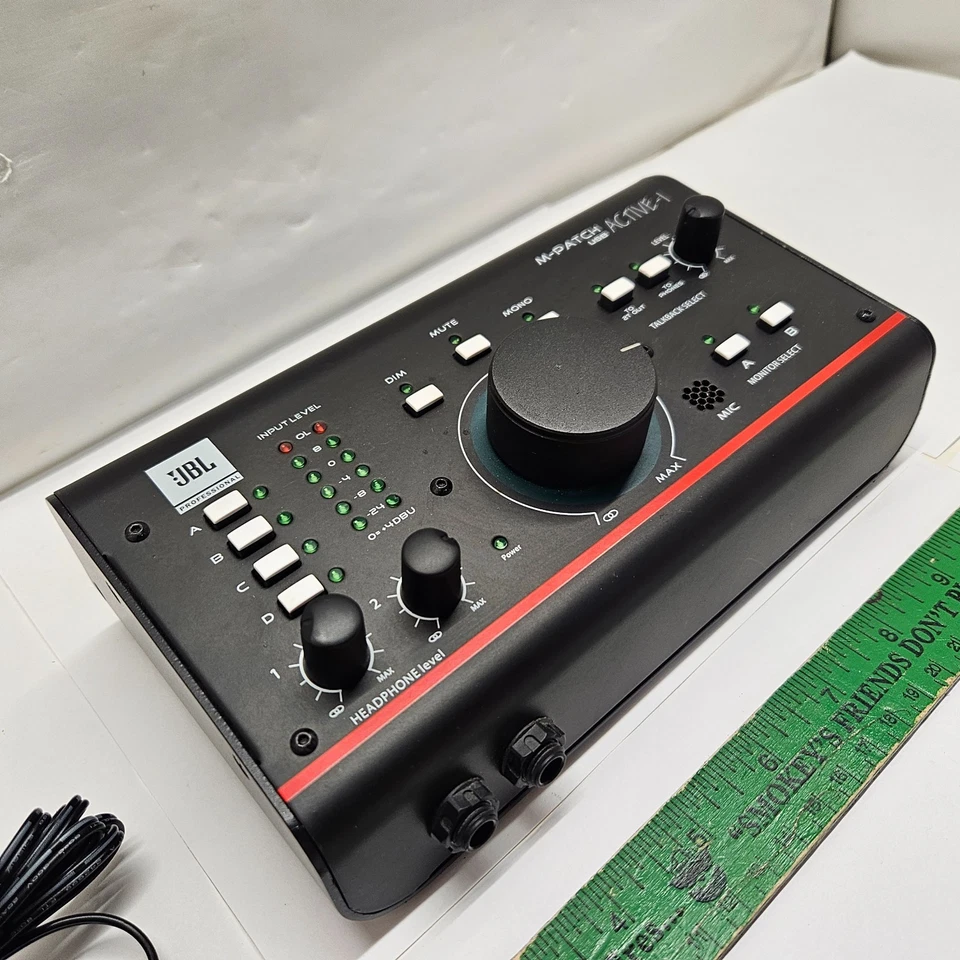 JBL M-Patch Active-1 Precision Monitor Controller with DC Adapter - Image 4 of 4