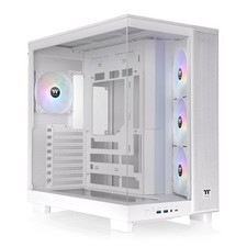 Image of Thermaltake View 380 XL TG ARGB, Snow White, Mid Tower w/ TG Window, 4x 120mm AR