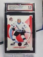 2024-25 SP AUTHENTIC Hockey LOGAN COOLEY #20 LIMITED RED KSA 9.5 NGM