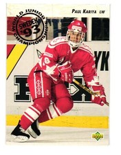 1992-93 Upper Deck #586 Paul Kariya RC Rookie Card
