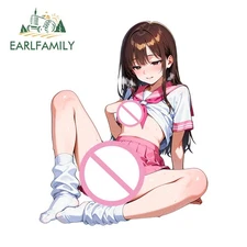 EARLFAMILY Femboy Car Sticker Host Removable    Artistic Luggage Auto Decal