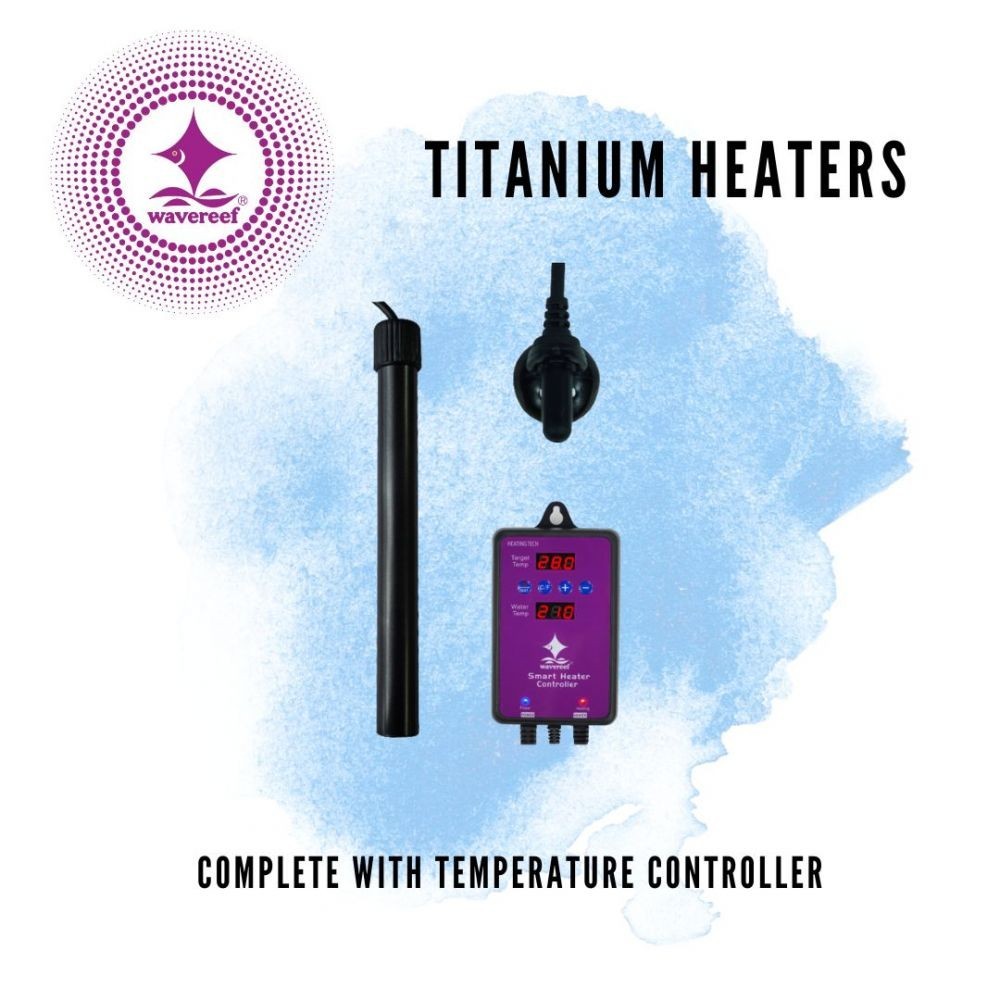 Wavereef Heater 500W  & controller Titanium Aquarium Fish Tank Heating