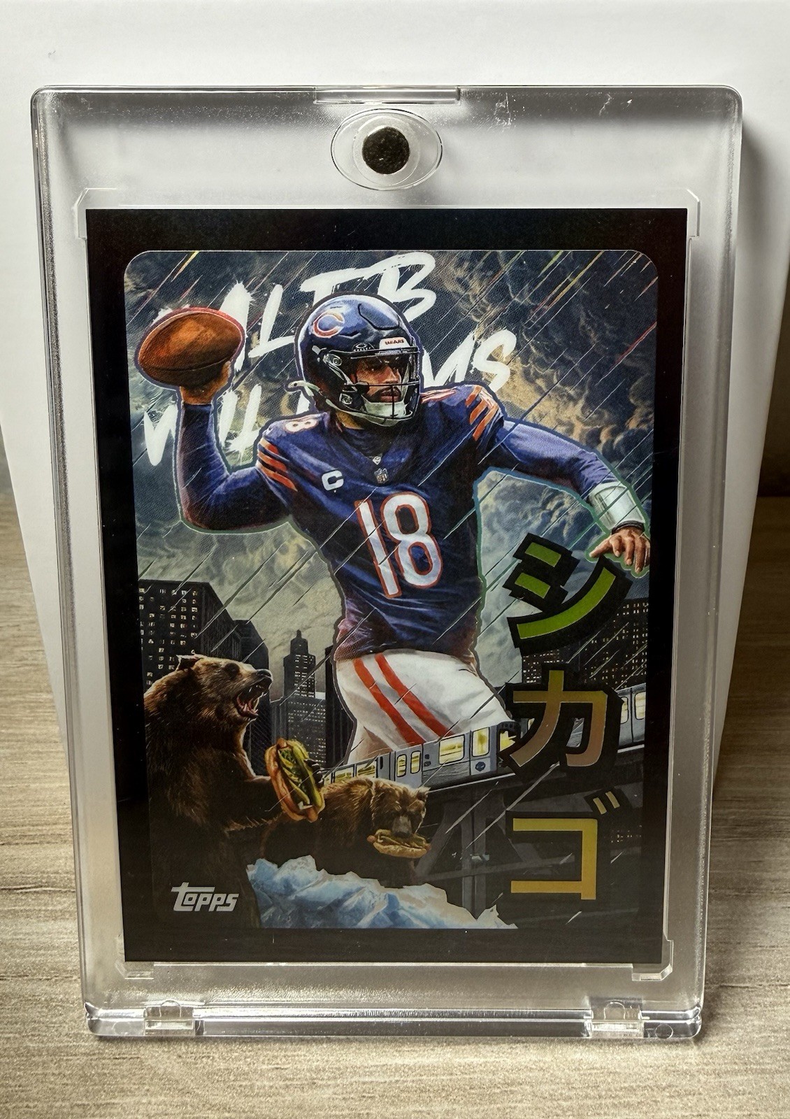 2025 Topps Chrome Caleb Williams Kaiju #KAI-5