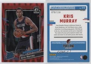 2023-24 Panini Donruss Optic Rated Red Seismic Prizm /130 Kris Murray Rookie RC