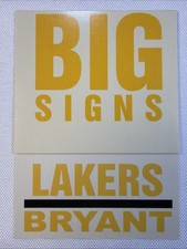 2003-04 Fleer Platinum Big Signs Kobe Bryant Insert #5 of 15 BS