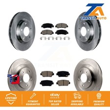 [Front+Rear] Disc Brake Rotors And Ceramic Pads Kit For Mitsubishi Eclipse Cross