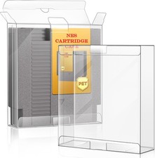 25PC Clear Protector Case Box Display For Nintendo NES Cartridge NES Games