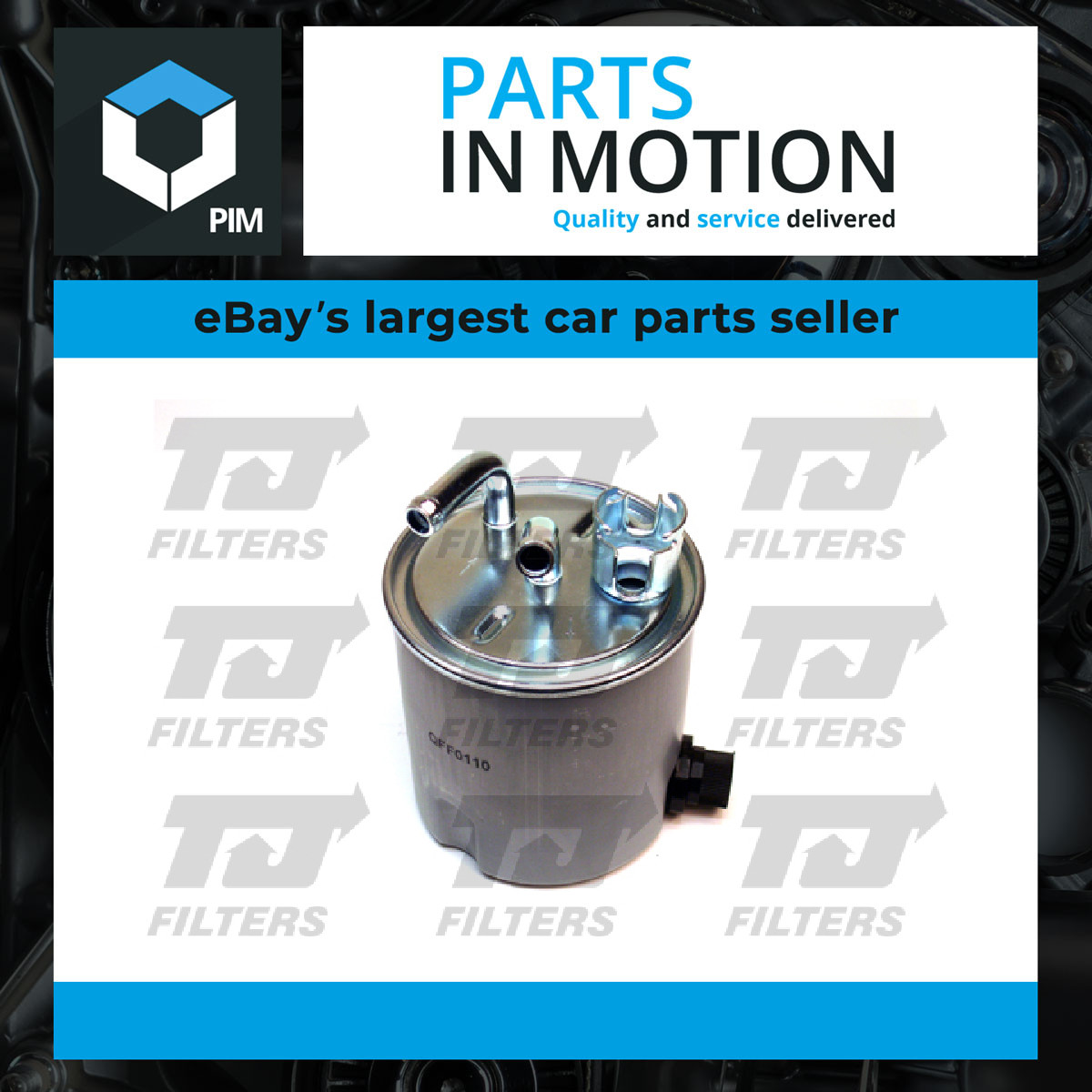 Fuel Filter QFF0110 TJ Filters 16400EC00A 16400EC00C Genuine Quality Guaranteed