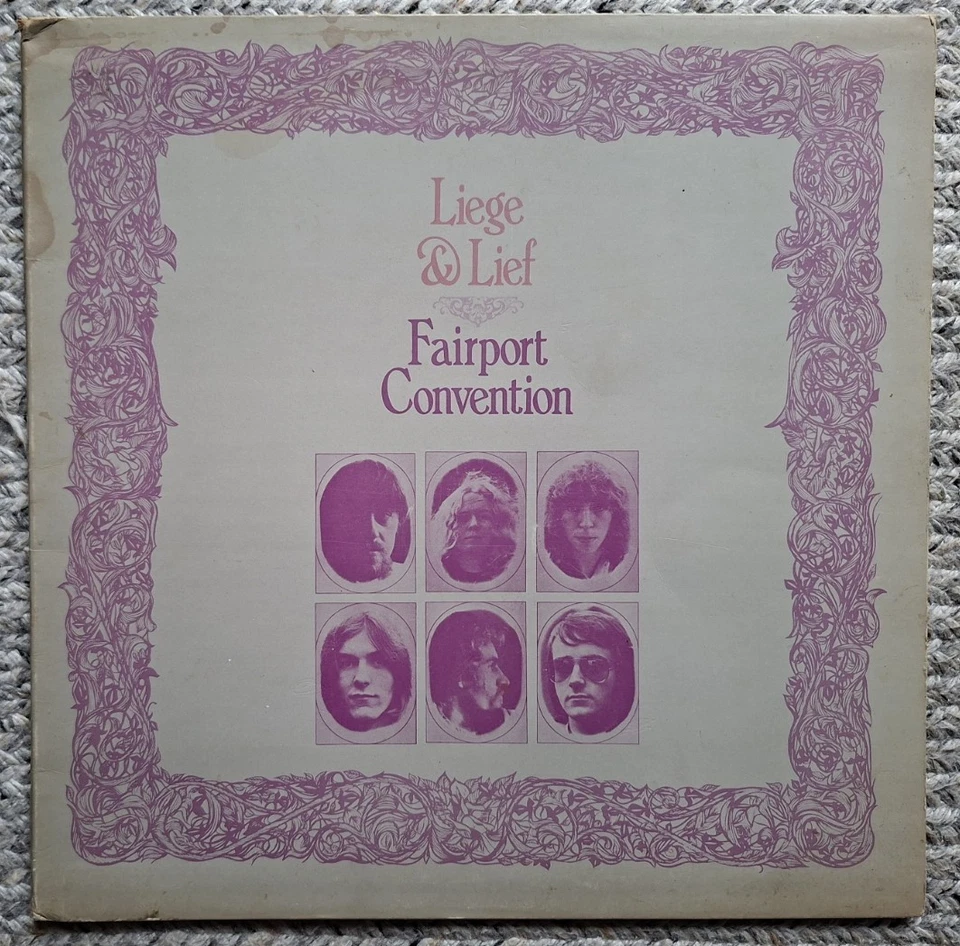 Fairport Convention "Liege & Lief" 1969 Original VG Richard Thompson Sandy Denny - Image 2 of 4