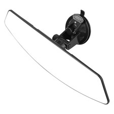 12.6" Large Trapezoidal Convex Rear View Mirror, Suction Cup Anti-Glare Rearv...