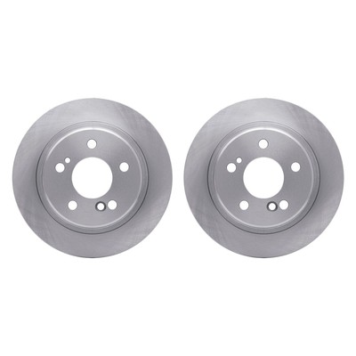 For Mercedes-Benz SL320 94-95 R1 Concepts WFPN1-63018 Plain Rear Brake Rotor Set