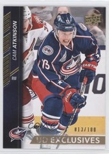 2015-16 Upper Deck UD Exclusives 13/100 Cam Atkinson #51 aj8