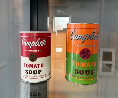 Campbells Tomato Soup 2 Dosen Andy Warhol