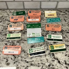 Vintage Publix Name Tag Lot Of 15 70s-2000s Grocery Store Collectible D3