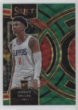 2023-24 Panini Select Premier Level Green Wave Prizm 7/50 Jordan Miller #116 n0c