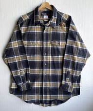 NWT Wrangler Riggs Workwear Shirt Plaid Flannel Pocket Flaps Men's Size 2XL
