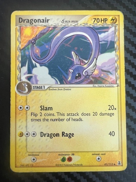 Pokemon TCG Card 2005 Delta Species Dragonair 41/113 HP